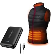 Dr. Prepare Women's Heated Vest and 10000mAh Power Bank Bundle