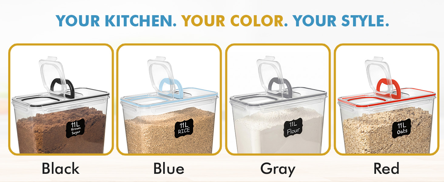 pantry organization before after flour sugar storage containers kitchen organization clear airtight