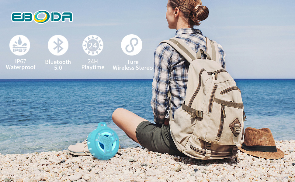 EBODA Bluetooth Shower Speaker 