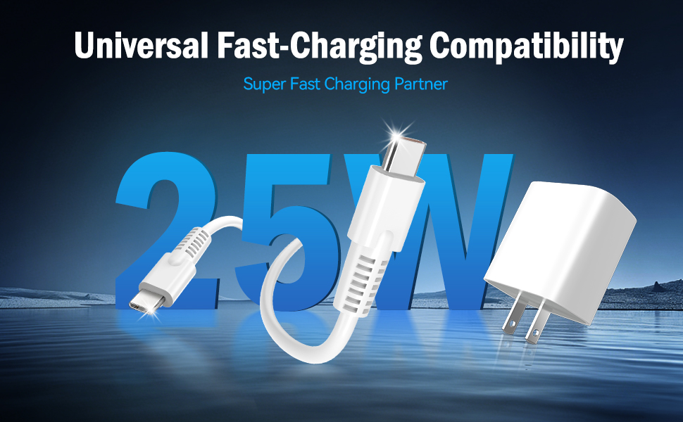 25W Fast Charger USB C