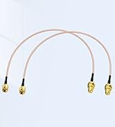 RP-SMA Male to RP-SMA Female Bulkhead Mount RG316 Antenna Extension Cable