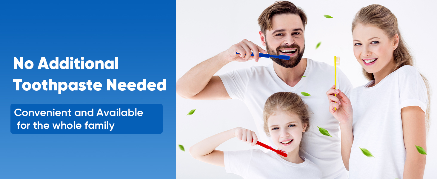 Prepasted Disposable Toothbrushes with Toothpaste