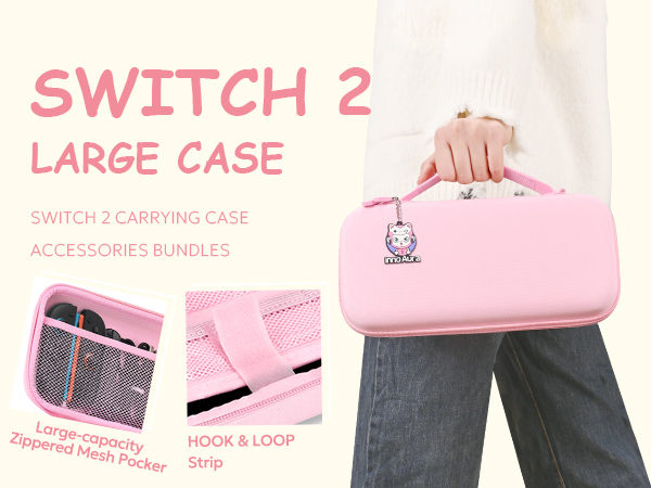 switch 2 case pink