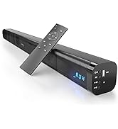 Smalody Soundbars, 31Inch Wireless Sound Bars for TV Speakers with Bluetooth, Wired Home Audio So...
