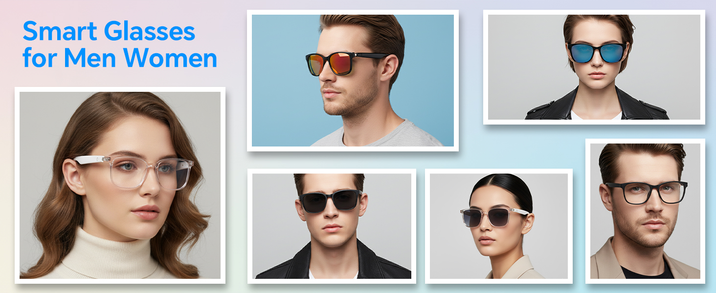 Smart Glasses for Men Women
