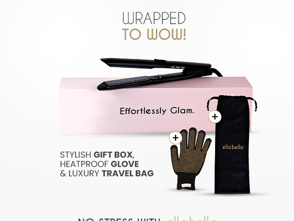 Titanium Flat Iron Hair Straightener Small Infrared Black 5