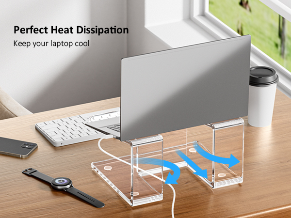 FUCDTEFC Acrylic Laptop Stand for Desk
