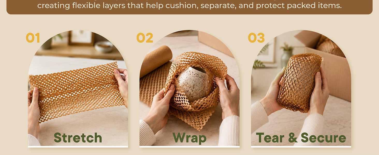 honeycomb packing papper
