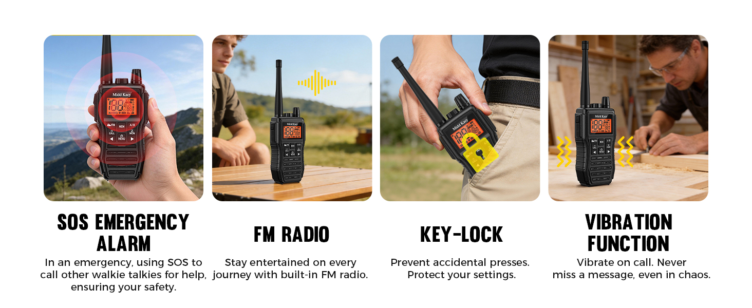 rechargeable walkie talkies