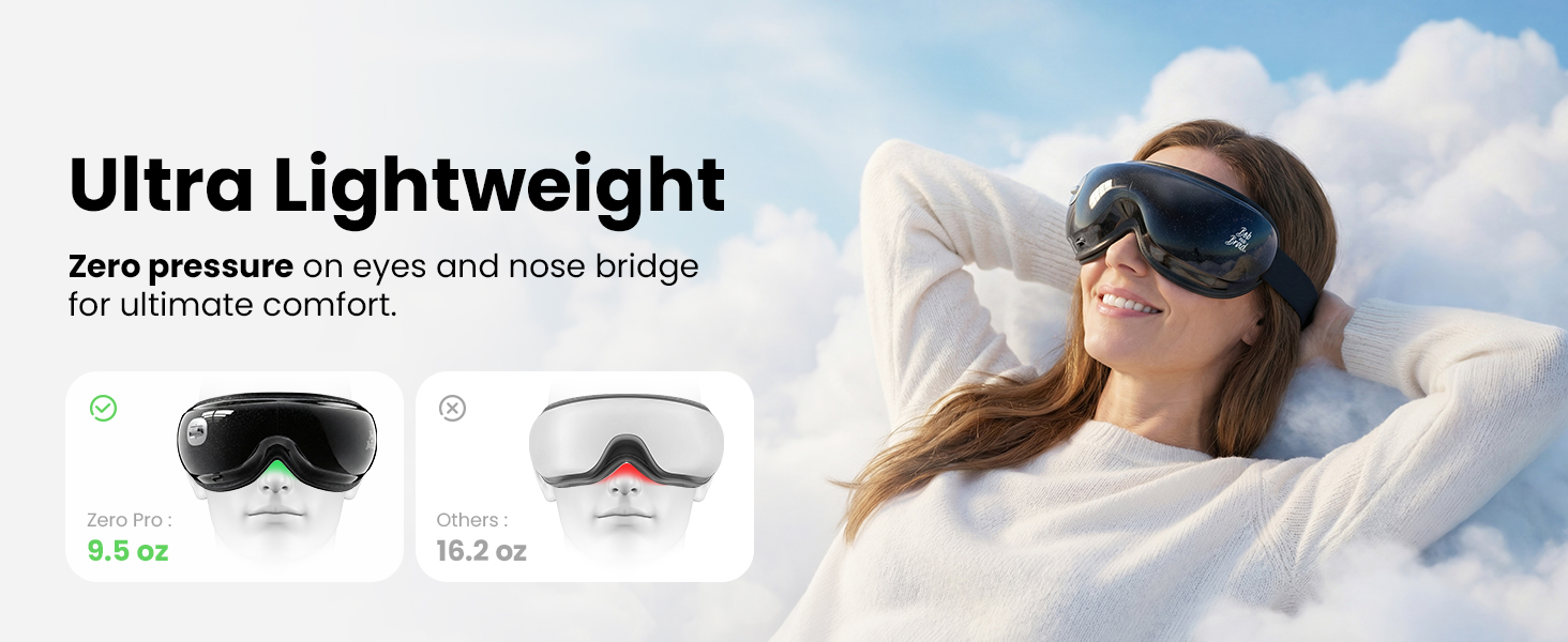 eye massager with heat and cooling eye mask for dry eye headaches migraine relief