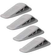 Fursafe&amp;Q Rubber Door Stoppers for Bottom of Door, Door Stop Wedge with Holder, Heavy Duty Doorst...