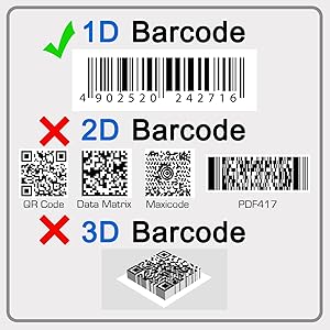 Compatible Barcode Types