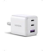 UGREEN 3-Port 30W USB C Charger, GaN II Compact iPhone Charger Fast Charging, Type C Power Adapte...