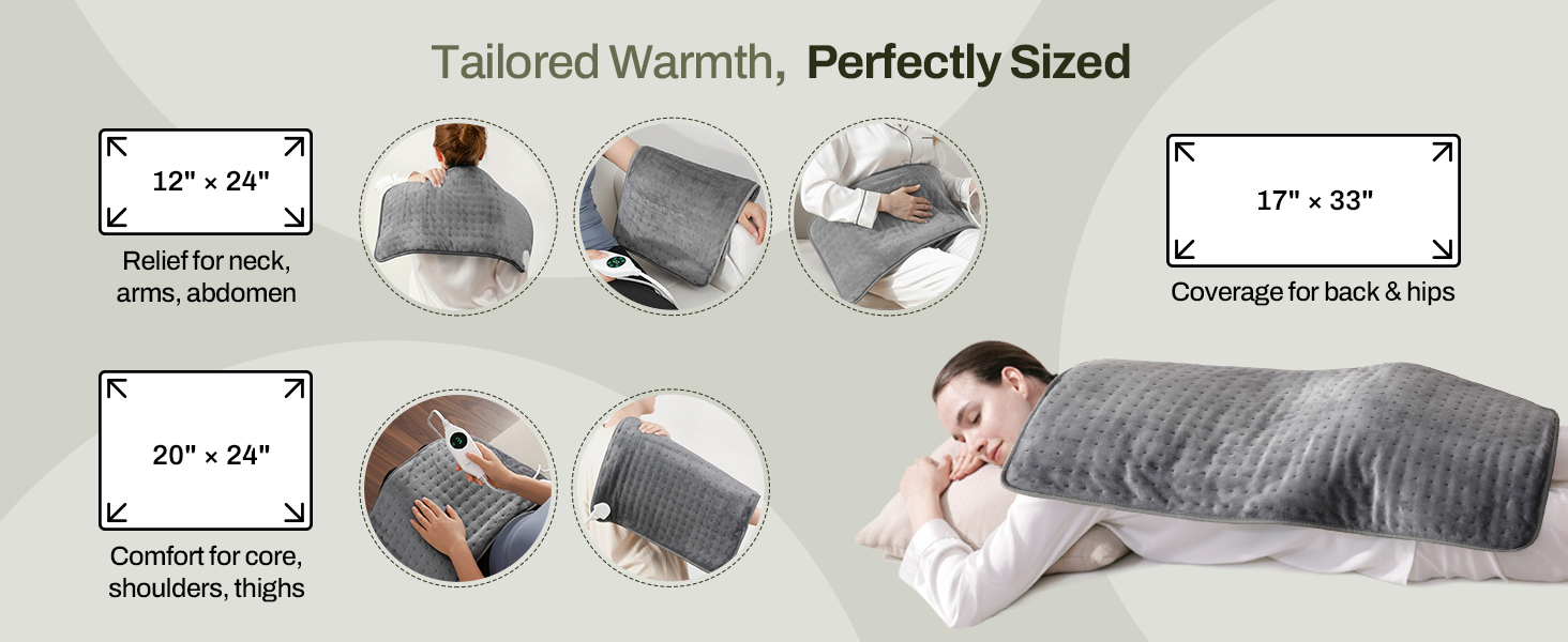 perfect size for target relief and full body relief