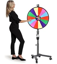 WinSpin 24 Inch Heavy Duty Spinning Wheel with Stand 12 Slots