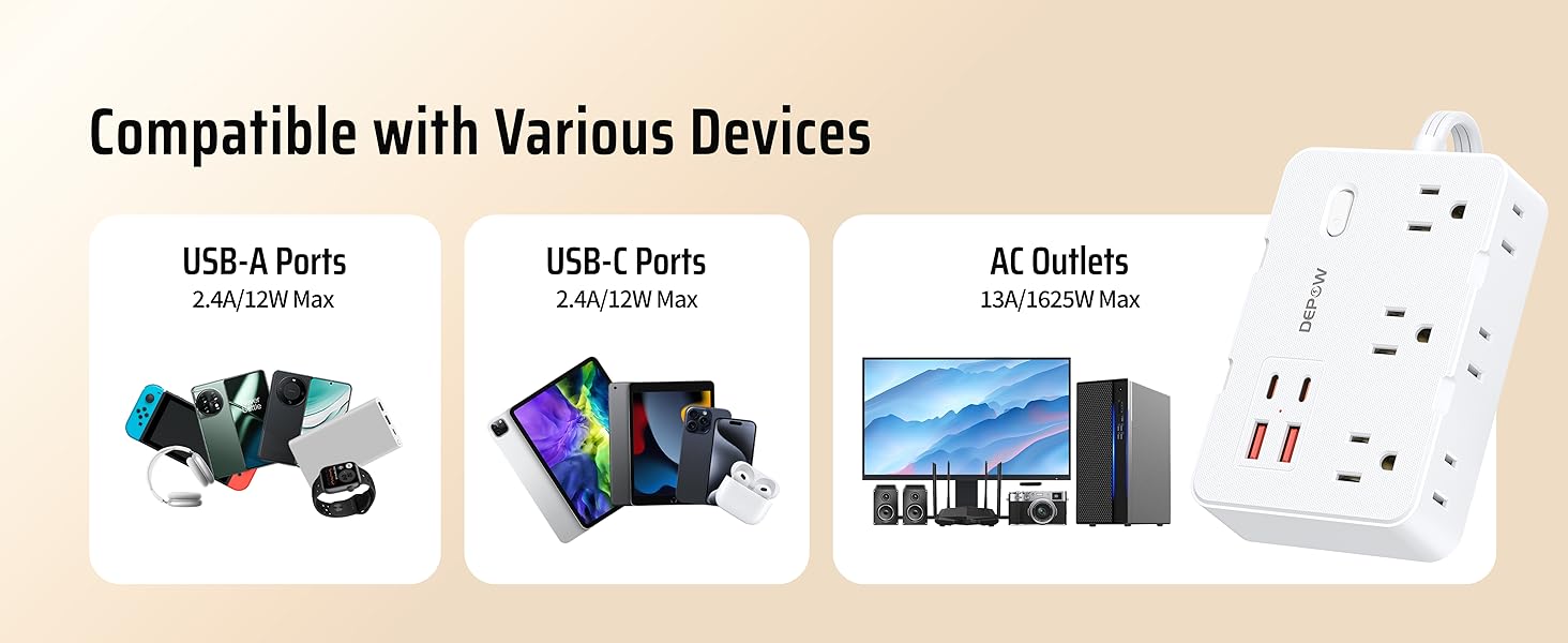 white extension cord