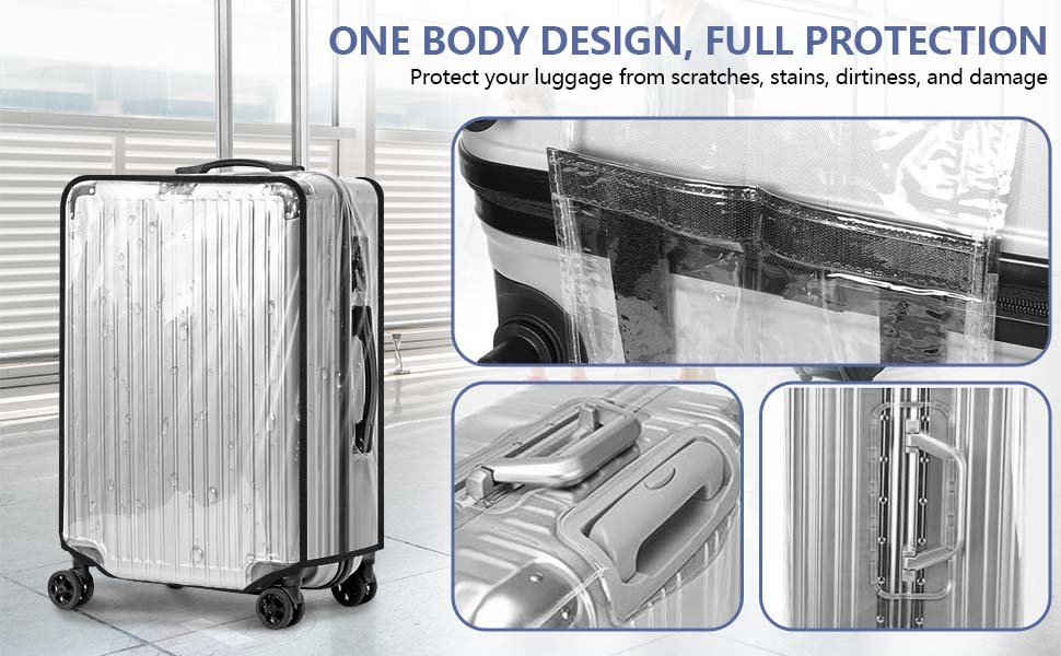 Clear PVC Suitcase Cover Protectors