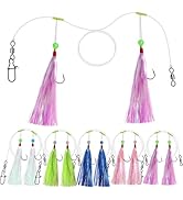 Dovesun Surf Fishing Rigs High Low Rigs Fishing Saltwater for Fluke Flounder Porgy Snapper Sea Trout