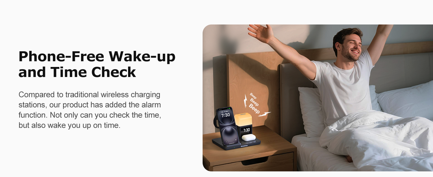 phone-free wake-up and time check