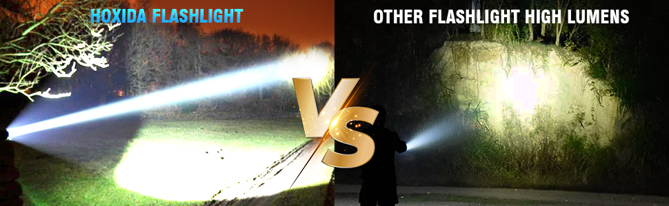 High Lumen Rechargeable flashlight