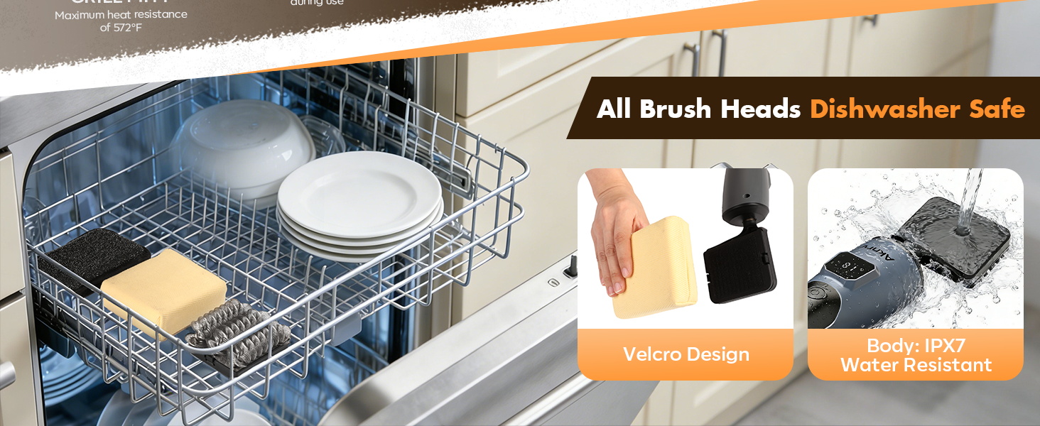 motorized grill brush
