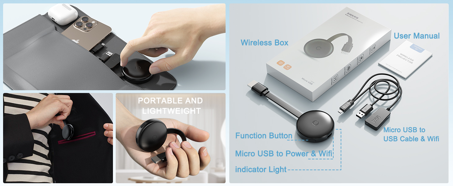 wireless hdmi screen mirroring device