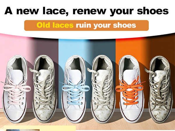white shoe laces