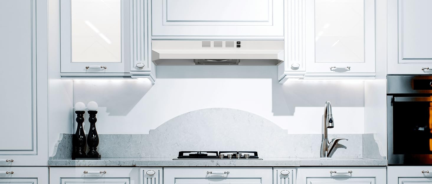 Ductless Range Hood White