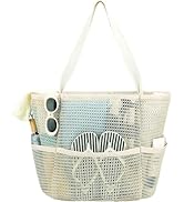 GYEUKHAM Beach Bag for Women with Outer Pocket, Waterproof Large Tote Bag for Cruise Essentials