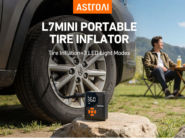 portable tire inflator