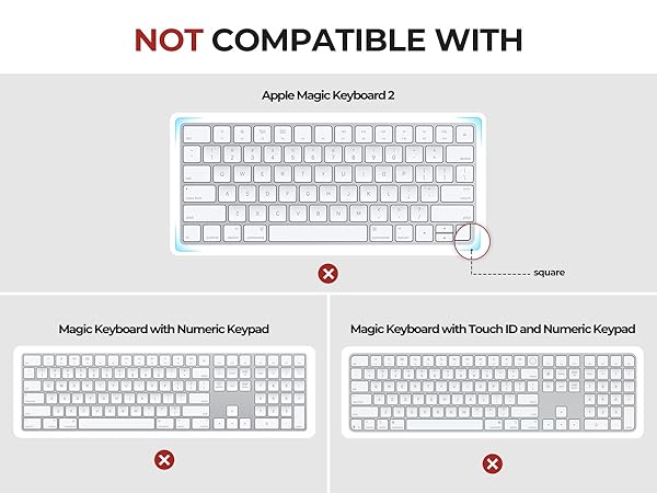 Dexnor Magnetic Phone Holder for Magic Keyboard Compatible with Magsafe and Non-Magsafe Phone