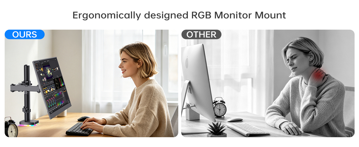 RGB Monitor Arm