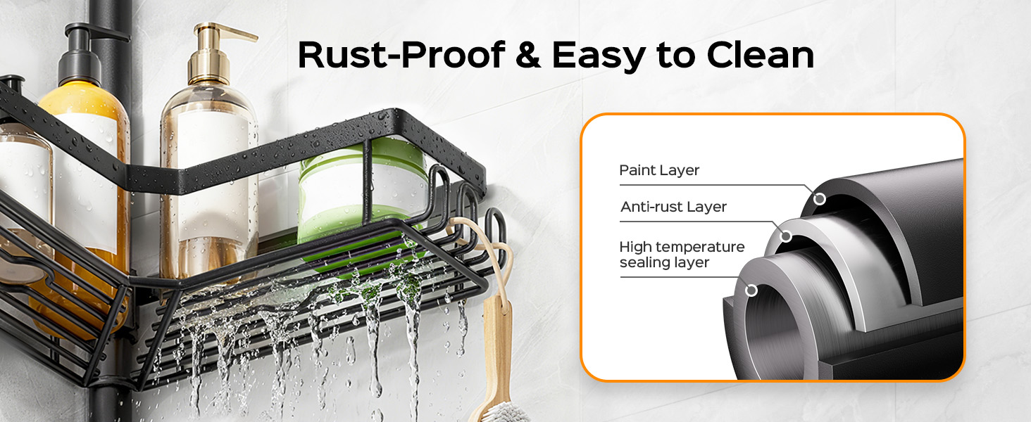 standing shower caddy