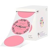 PARLAIM 2 Inch Circle Thermal Sticker Labels,700PCS Round Direct Thermal Printer Labels for Busin...