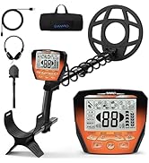 OMMO Metal Detector, Rechargeable Metal Detector for Adults with 1800mAh Battery, 6 Modes Gold De...