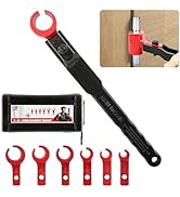 OBVADE 6 in 1 Door Hinge Adjustment Tool Upgraded 0.39-0.98 inch Hinge Adjustment Tool Door Hinge...