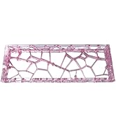 JSJT Hollow Mechanical Keyboard Case, PC Material Transparent Pink Mechanical Keyboard Shell,DIY ...