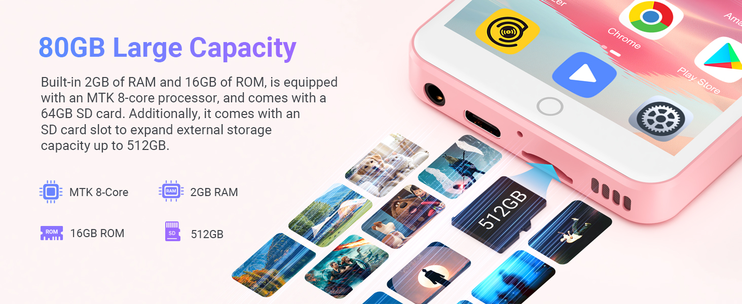 MP3 Player with Bluetooth and WiFi