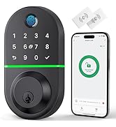 Keyless Entry Door Lock Deadbolt: Fingerprint Door Lock for Front Door - Electronic Digital Lock ...