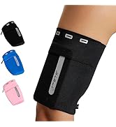 HiRui Running Armband Sleeve Universal Sports Armband Cell Phone Holder Armband for Exercise Work...