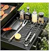 CAKETIME Silicone Grill Mats for Blackstone George Foreman Griddle Baking Cooking Kitchen Heat Re...