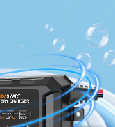 ECO-WORTHY 10A Lifepo4 Battery Charger 12V, Smart Car Battery Charger Automotive Battery Maintain...