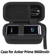 co2CREA Hard Travel Case for Anker Prime 9600mAh Battery Pack 65W Power Bank (Case Only)