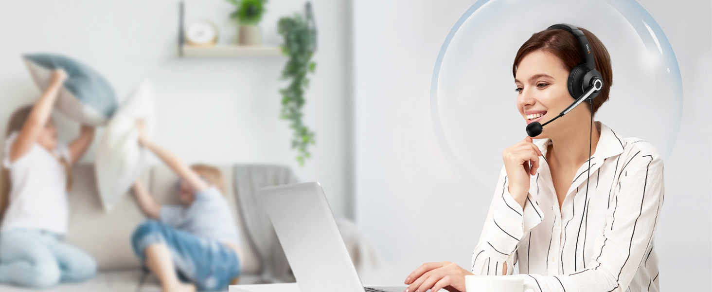 work headset with mic