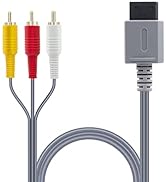 Mcbazel AV Cable for Wii Wii U, Audio Wii av Cable Compatible with Wii, Wii U and TV System,3 RCA...