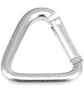Carabiner Clip, Heavy Duty Auto Locking Clip, Triangle Carabiner, Anti-Rust and Abrasion Resistan...