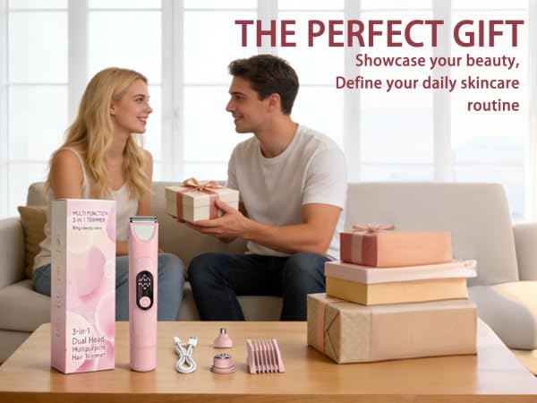 Bikini Trimmer for Women : 3-in-1 Painless Electric Shaver