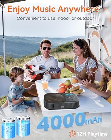 CD player with speakers