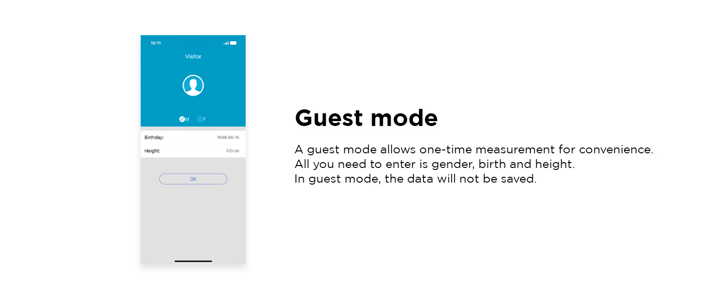 mooas smart scale body digital bathroom scale smart body scale