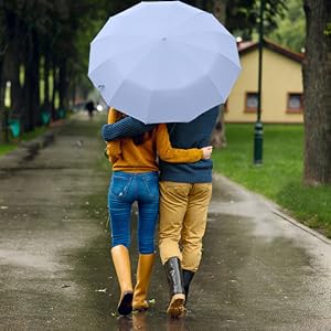 Umbrella for 2 People--46 Inch Arc Canopy